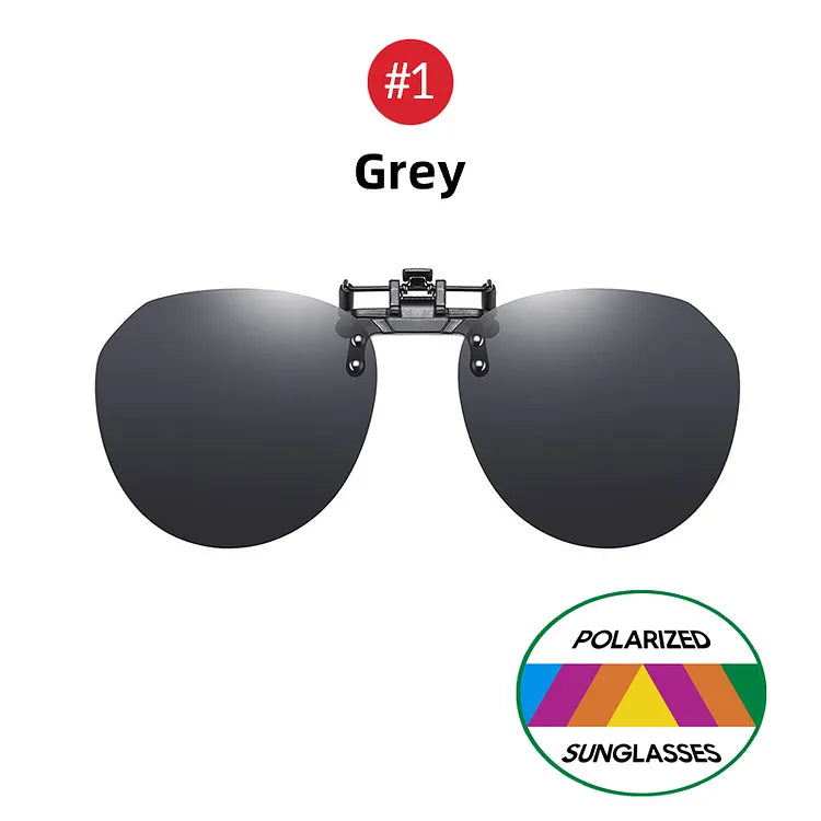 Óculos Clip-On Polarizado UV400 Atletix - Cinza