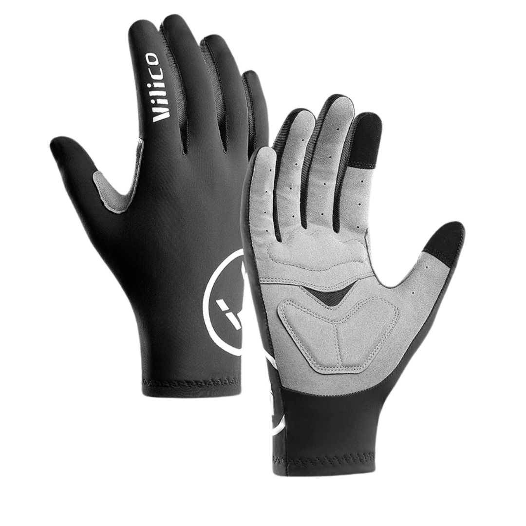 Luvas de Ciclismo Touch Screen - Gel e Anti-deslizante, Longa ou Meio Dedo, para MTB e Estrada
