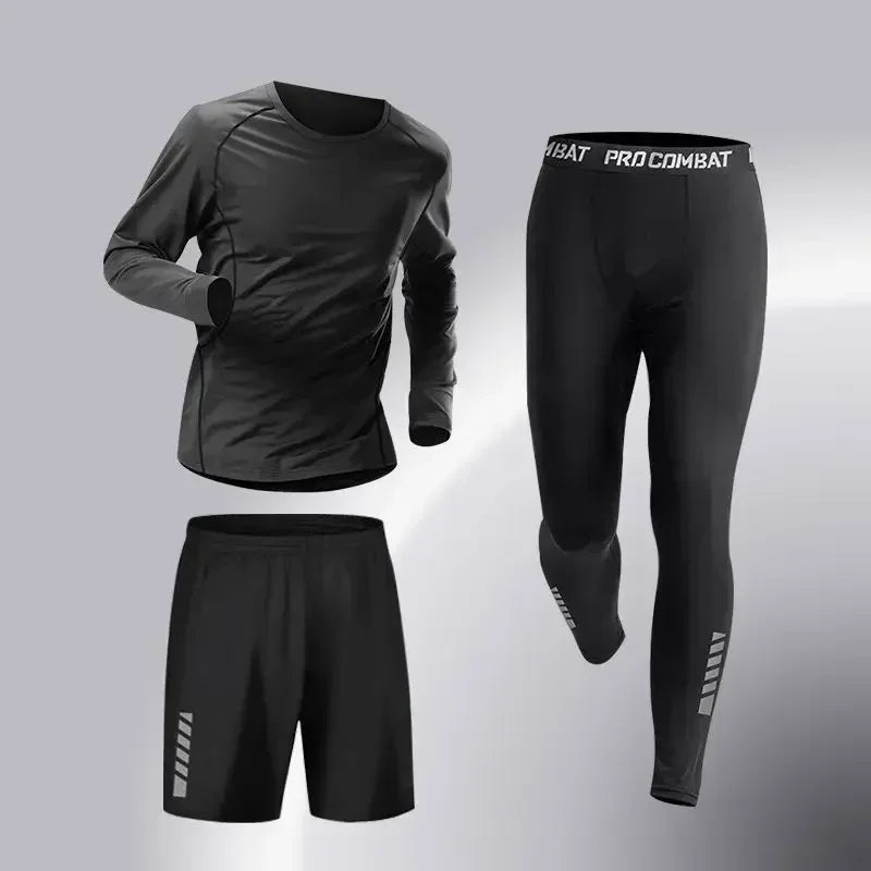 Conjunto Esportivo Masculino - 3 a 5 Peças, Corrida e Treinamento