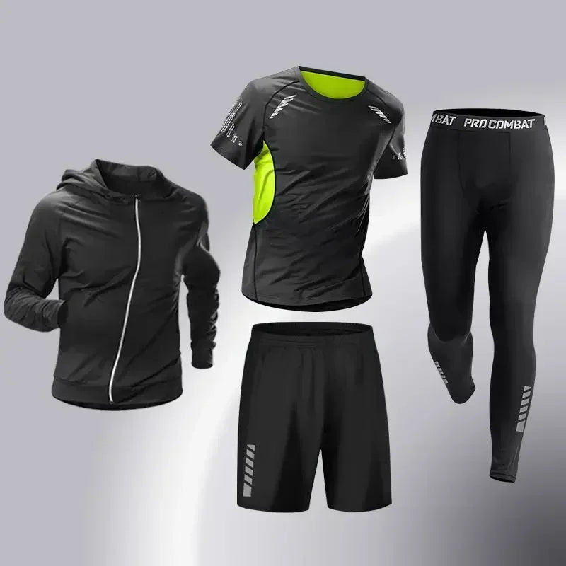 Conjunto Esportivo Masculino - 3 a 5 Peças, Corrida e Treinamento