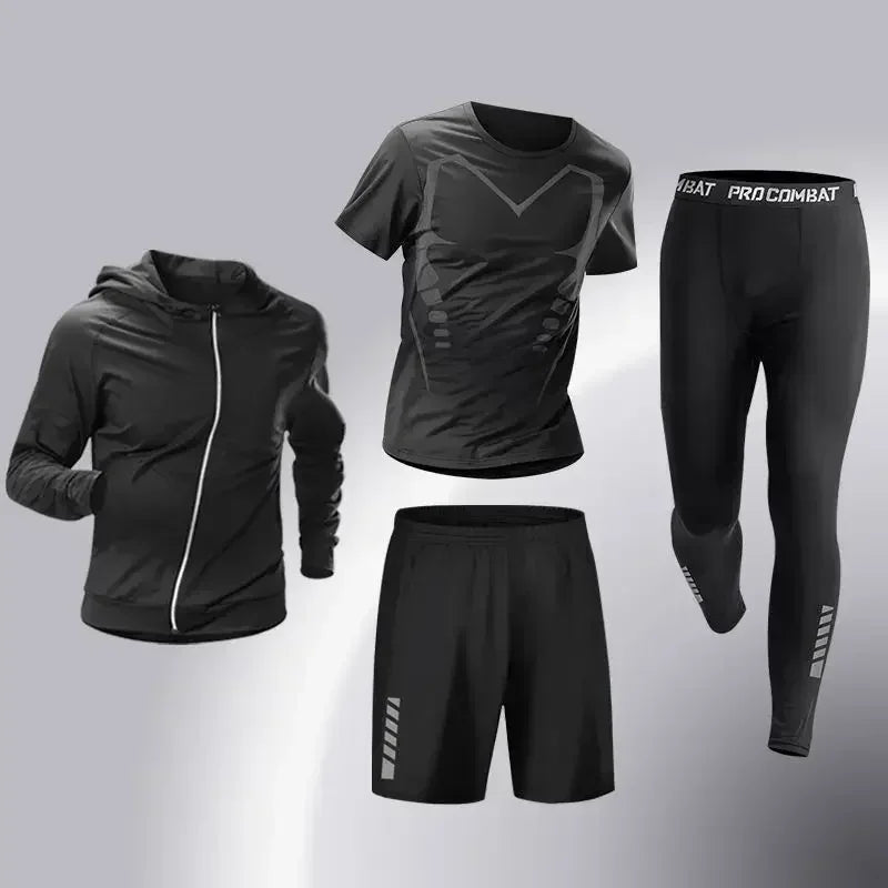 Conjunto Esportivo Masculino - 3 a 5 Peças, Corrida e Treinamento