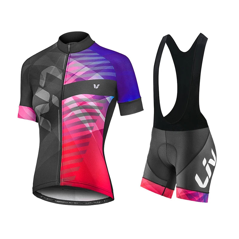 Conjunto de Ciclismo Feminino Liv
