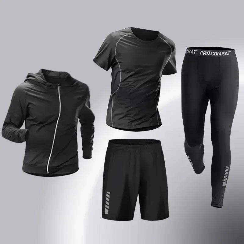 Conjunto Esportivo Masculino - 3 a 5 Peças, Corrida e Treinamento
