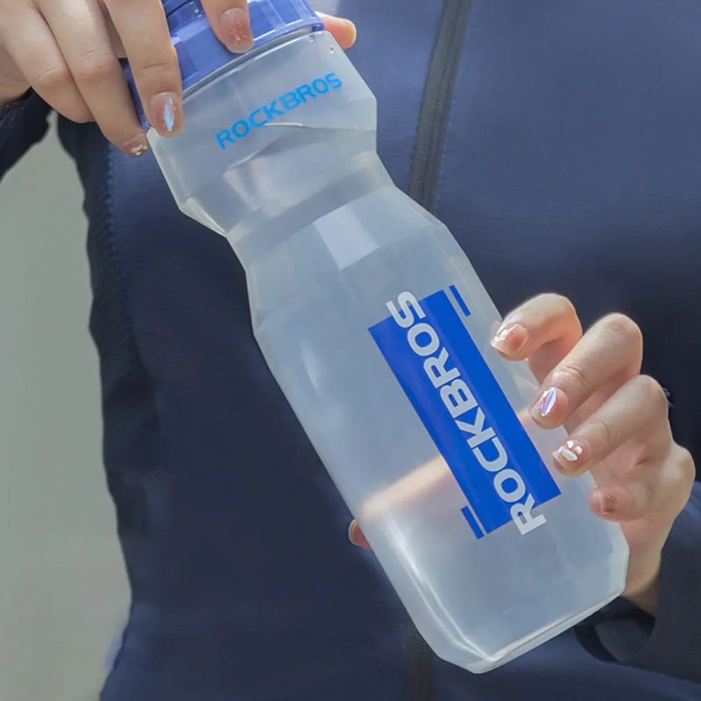 Garrafa de Água ROCKBROS - Plástica e Compacta para Ciclismo e Corrida com Suporte