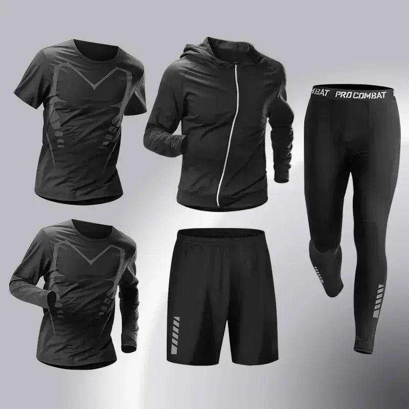 Conjunto Esportivo Masculino - 3 a 5 Peças, Corrida e Treinamento
