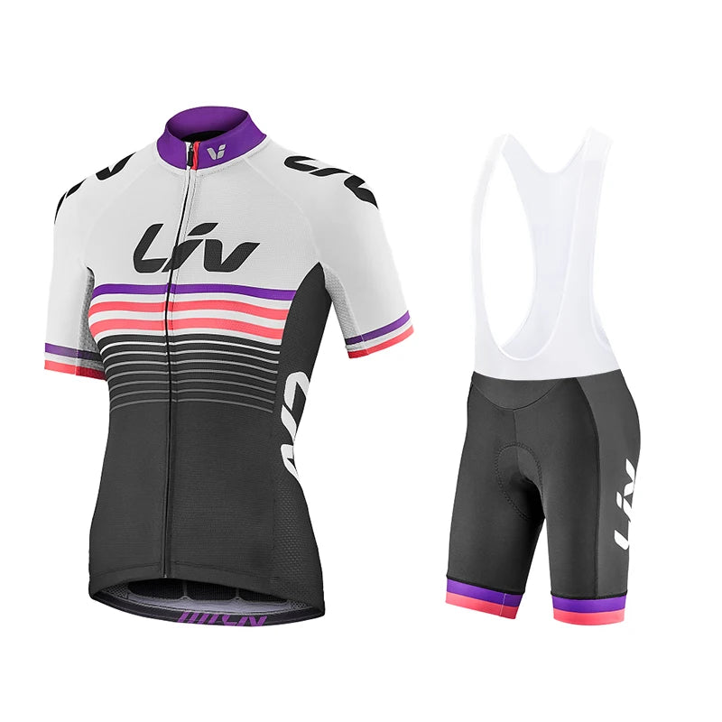 Conjunto de Ciclismo Feminino Liv