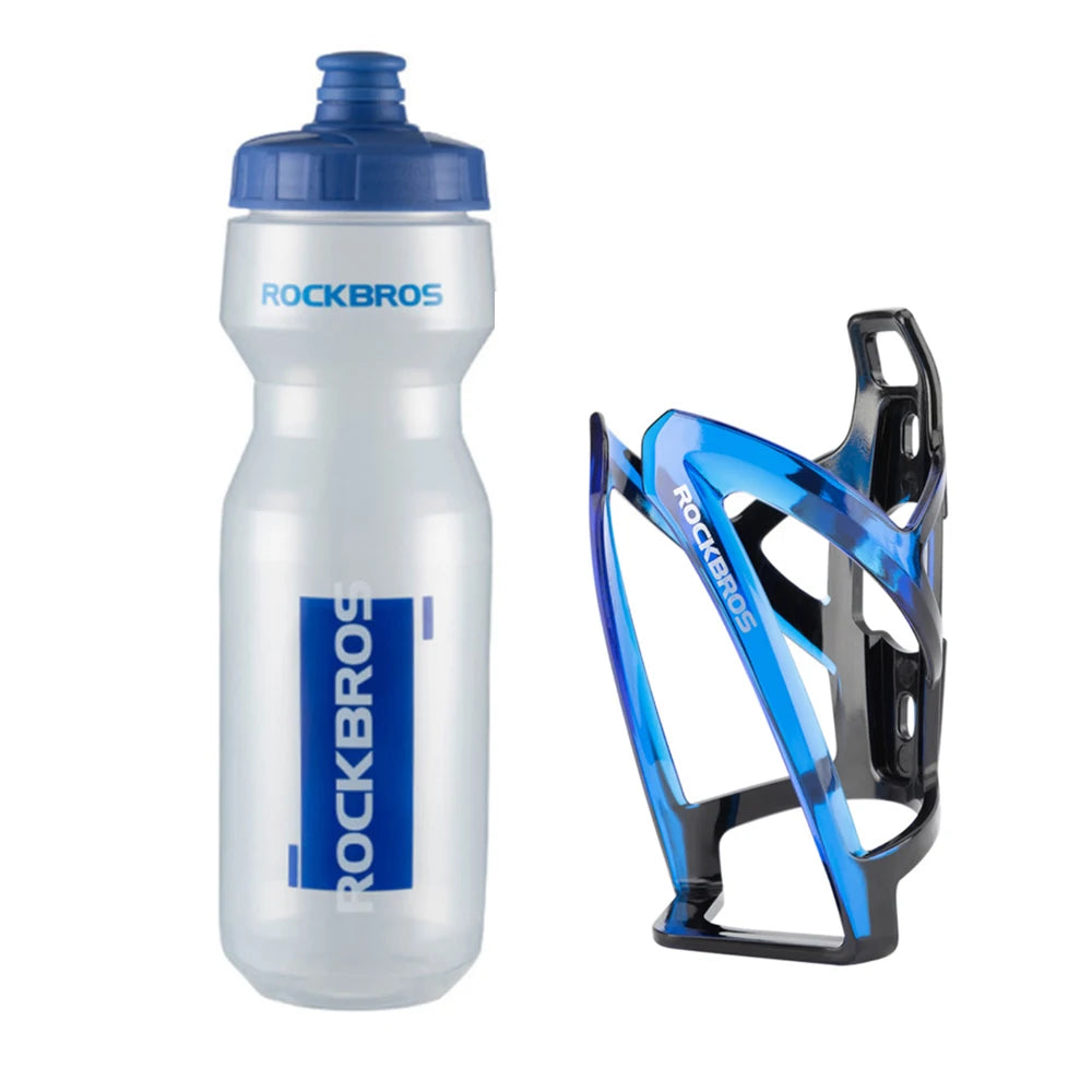 Garrafa de Água ROCKBROS - Plástica e Compacta para Ciclismo e Corrida com Suporte