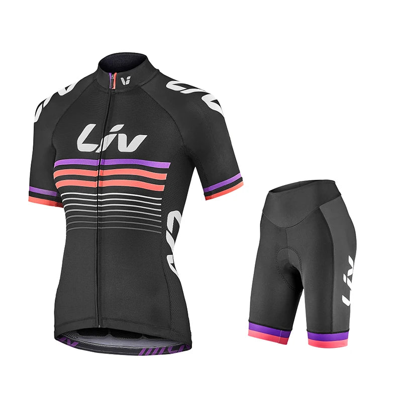 Conjunto de Ciclismo Feminino Liv