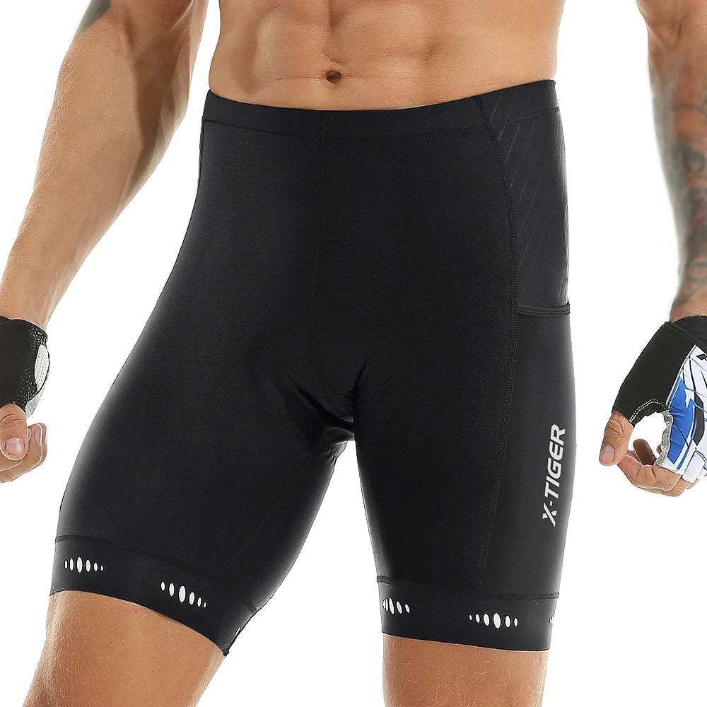 Shorts Ciclismo Masculino – Gel 5D e Bolsos Traseiros