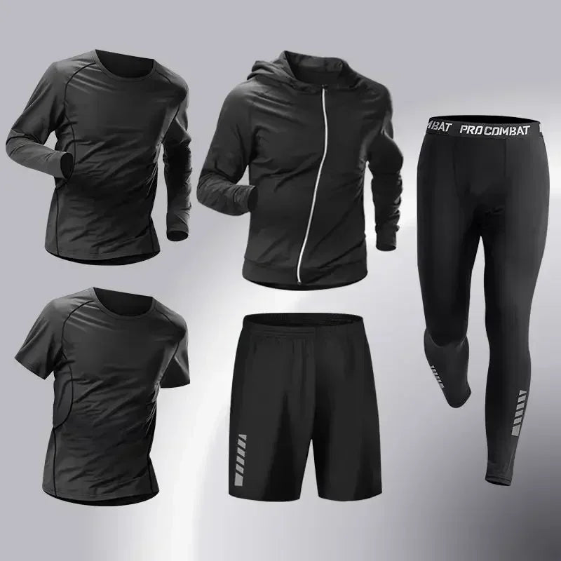 Conjunto Esportivo Masculino - 3 a 5 Peças, Corrida e Treinamento