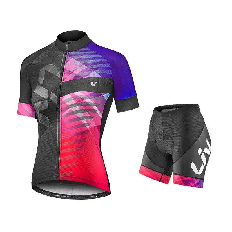Conjunto de Ciclismo Feminino Liv