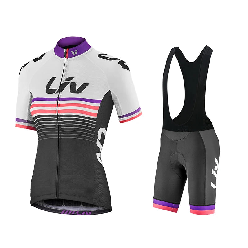Conjunto de Ciclismo Feminino Liv