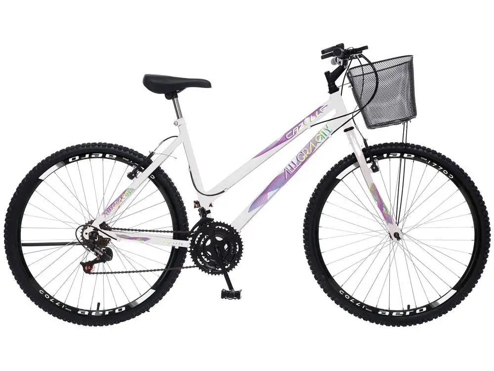 Bicycle Aro 26 Colli Cazelle Allegra City Brake Steel V-Brake 18 Marches