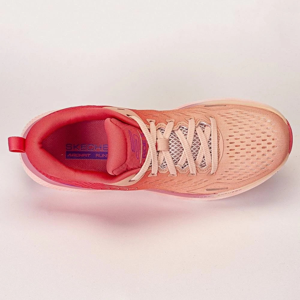 Tênis Skechers Original Go Run Ride 11 Feminino Corrida Rosa e Roxo