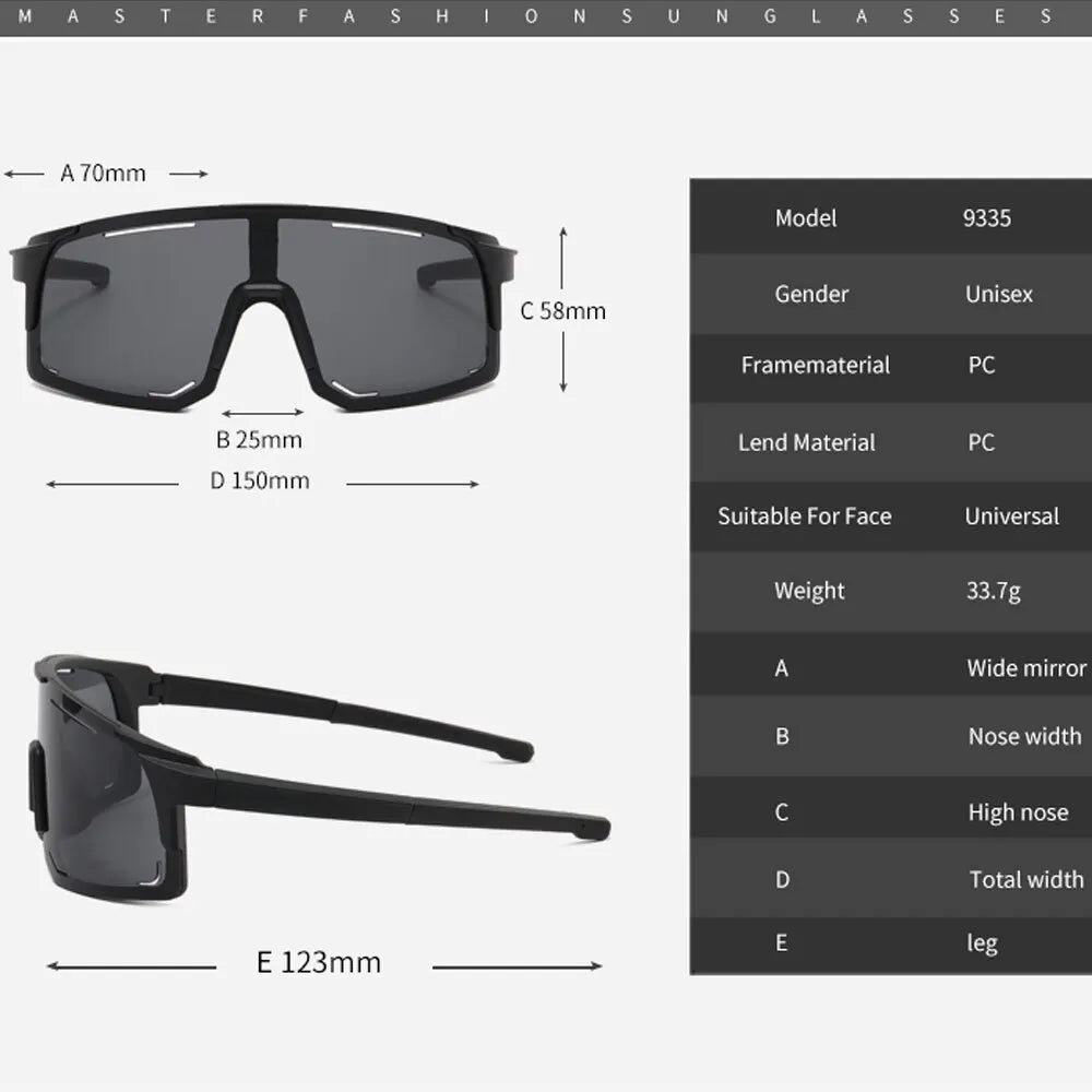 Óculos Ciclismo Polarizado UV400 Atletix - Preto/Fumê