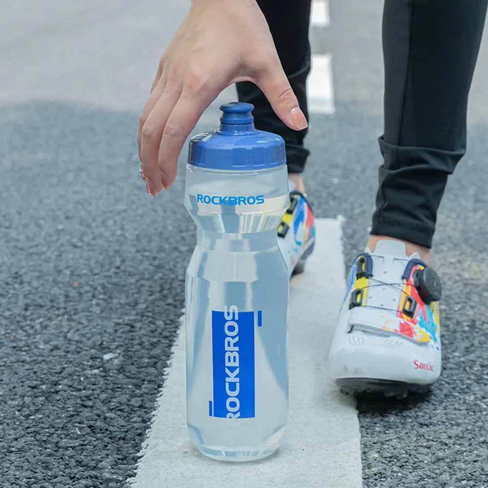 Garrafa de Água ROCKBROS - Plástica e Compacta para Ciclismo e Corrida com Suporte