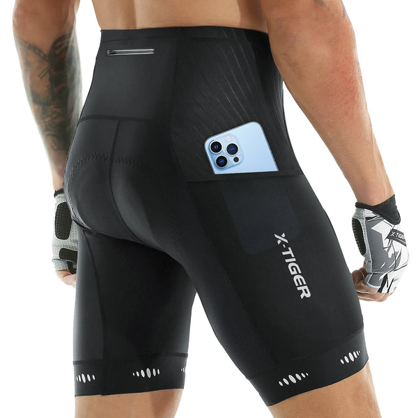 Shorts Ciclismo Masculino – Gel 5D e Bolsos Traseiros