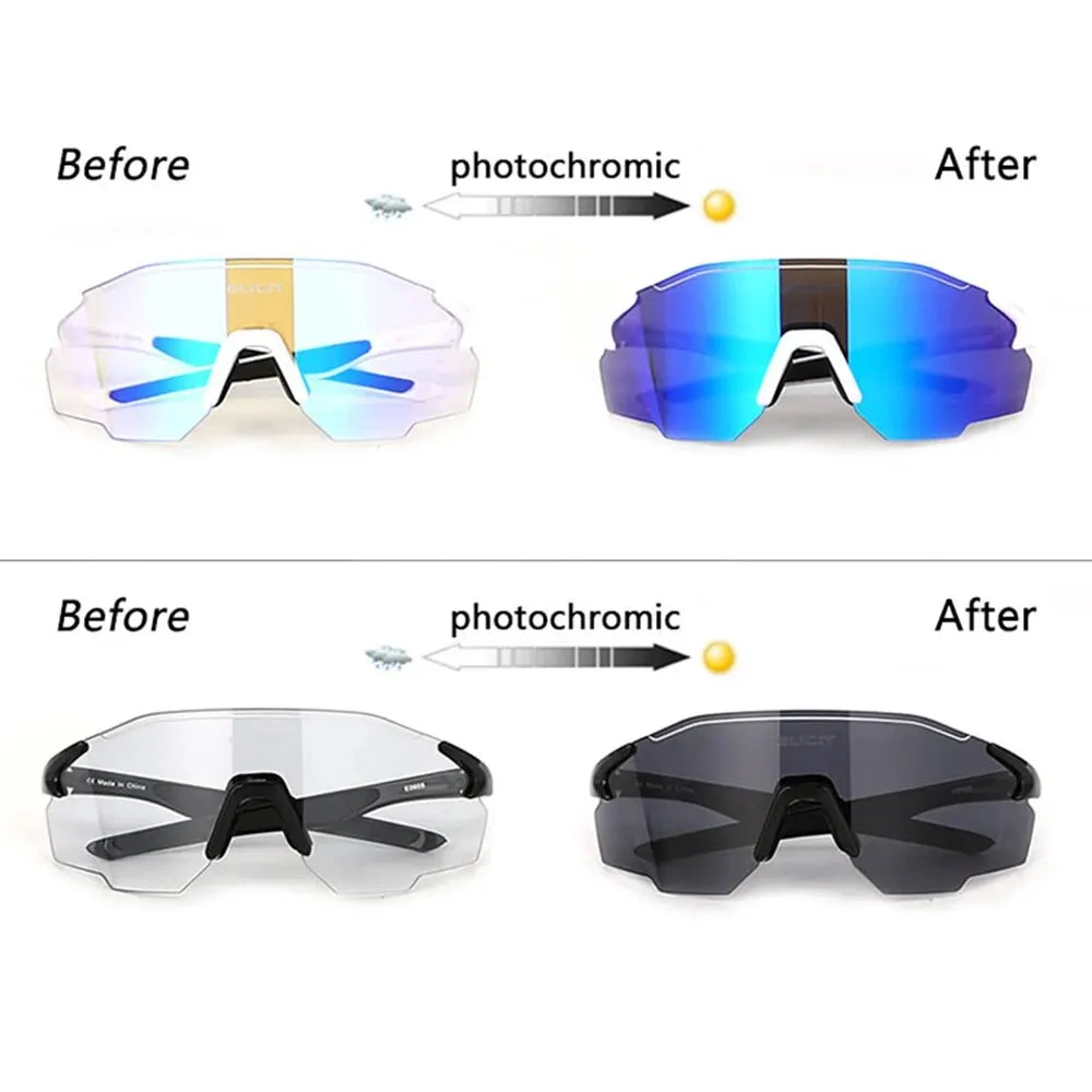Óculos Ciclismo Fotocromático Polarizado Atletix - Z01 Kit 5 Lentes