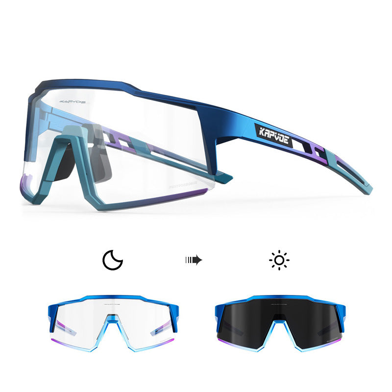 Óculos Esportivo Fotocromático UV400 Atletix - Azul Performance