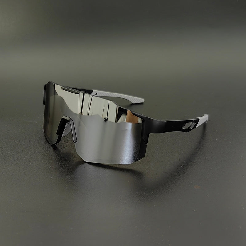 Óculos REVO Sem Aro UV400 Atletix - Preto/Prata