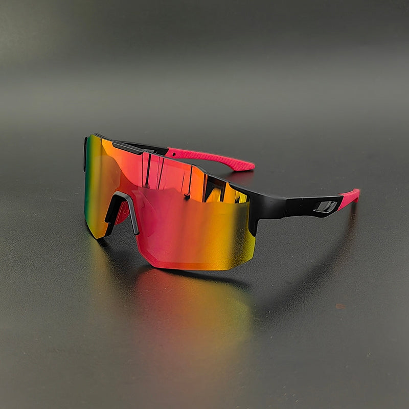 Óculos REVO Sem Aro UV400 Atletix - Preto/Vermelho
