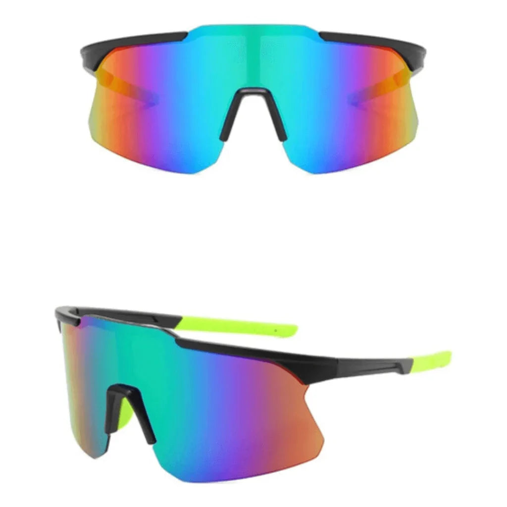 Óculos Ciclismo Bike UV400 Atletix - Preto/Verde