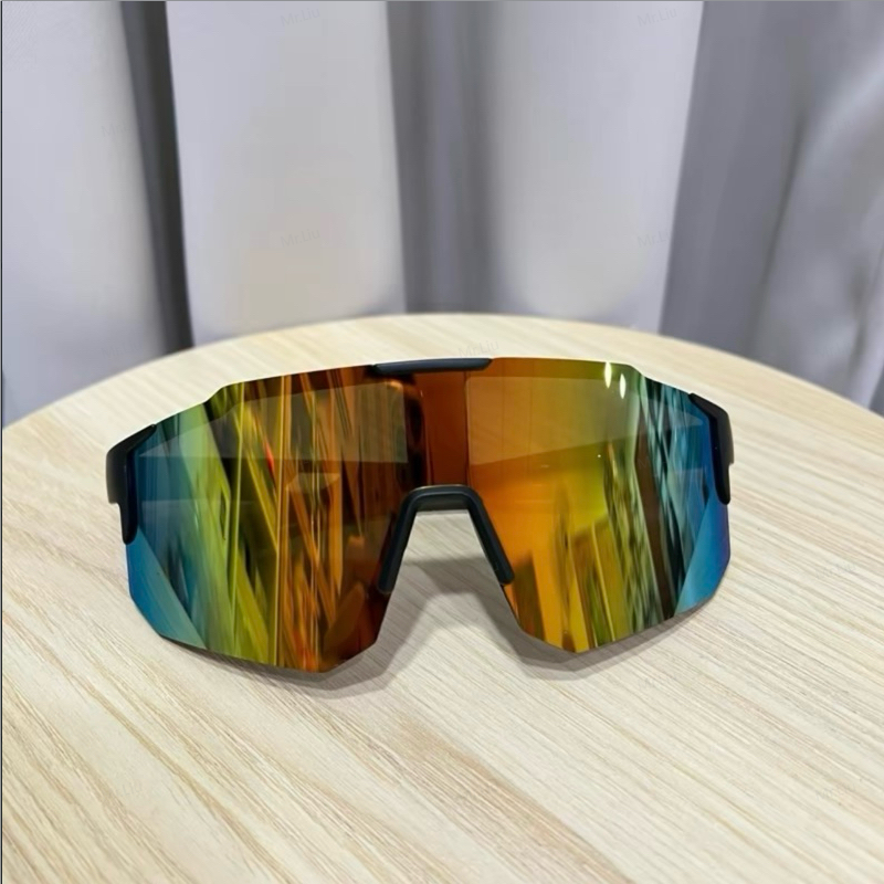 Óculos Ciclismo Para-brisa UV400 Atletix - Preto/Laranja