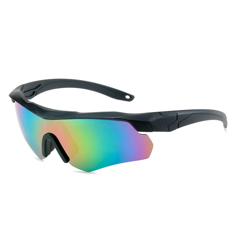 Óculos Esportivo Pesca Pro UV400 Atletix - Preto/Colorido