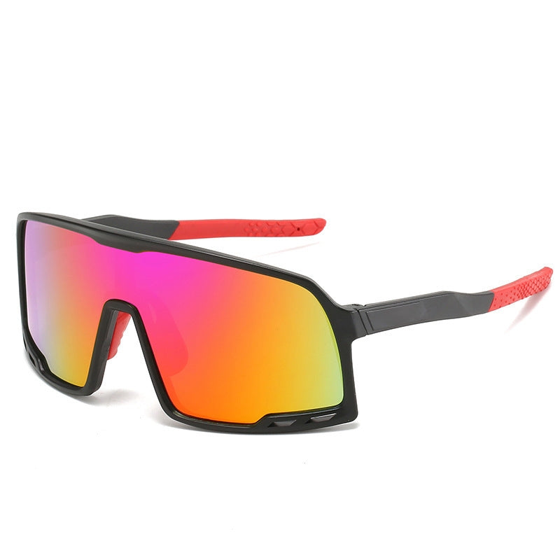 Óculos Esportivo Big Frame UV400 Atletix - Preto/Vermelho