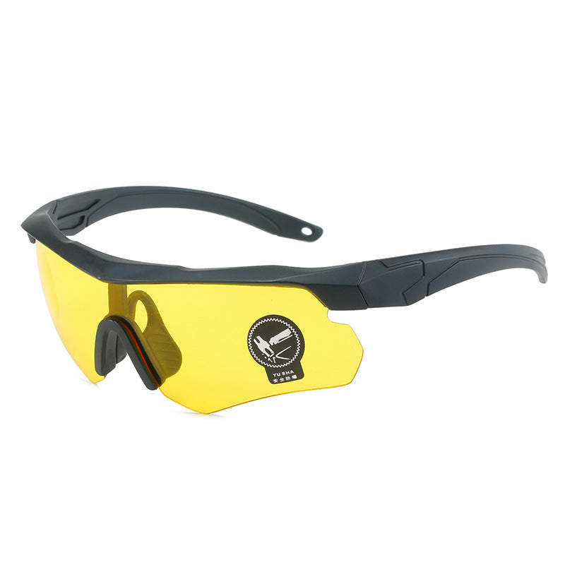 Óculos Esportivo Pesca UV400 Atletix - Preto/Amarelo