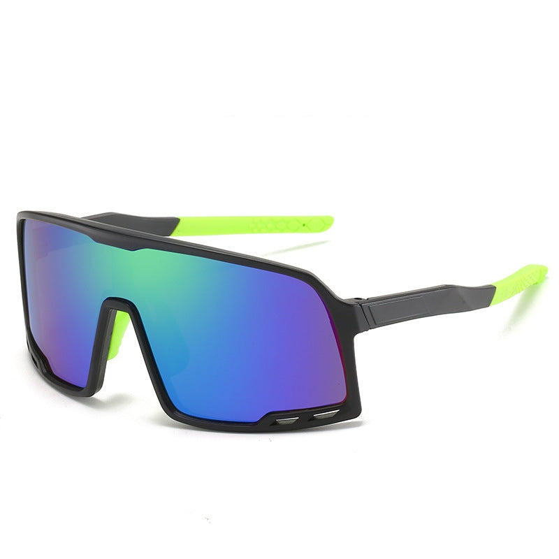 Óculos Esportivo Big Frame UV400 Atletix - Preto/Verde