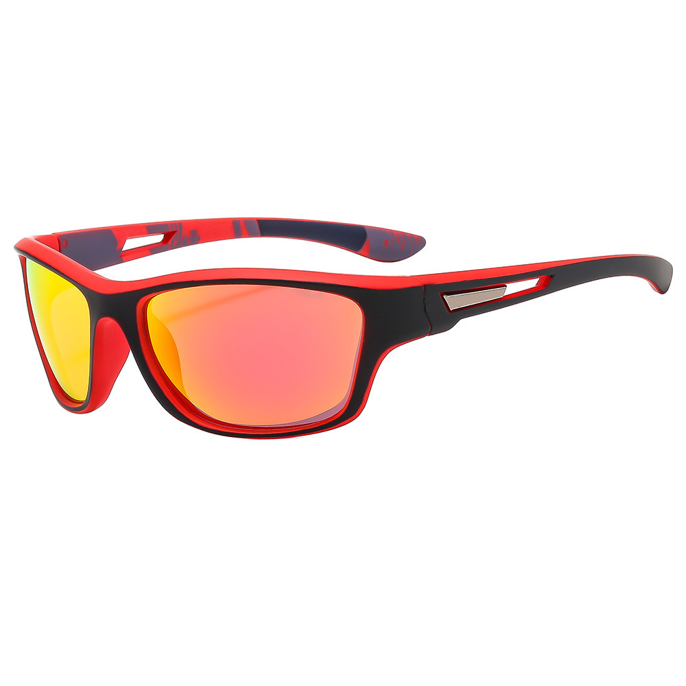 Óculos Esportivo Polarizado Film UV400 Atletix - Preto/Vermelho