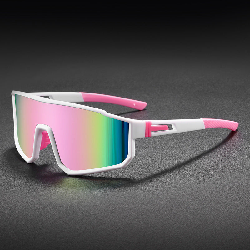 Óculos Esportivo Road UV400 Atletix - Branco/Rosa
