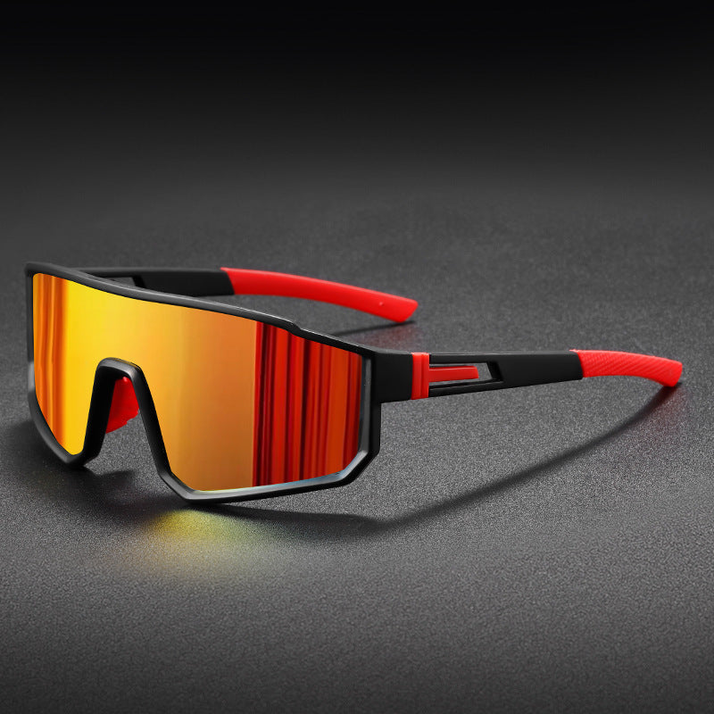 Óculos Esportivo Road UV400 Atletix - Preto/Vermelho