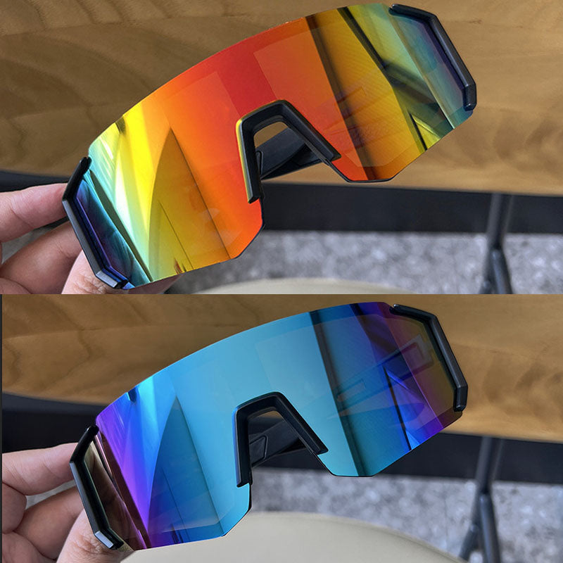 Kit 2 Óculos WindGuard Duo UV400 Atletix - Kit Colorido Preto/Azul